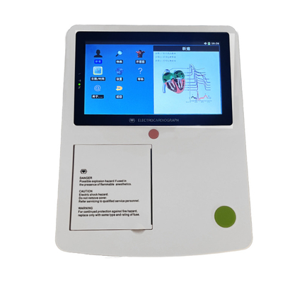 آلة ECG الطبية ذات الرؤوس الواحدة / المتعددة LCD / LED العرض الخفيف / المتوسط / الثقيل