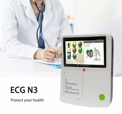 3 6 12 قناة ECG مراقب المعدات الطبية قوس قزح المحمولة للمستشفى