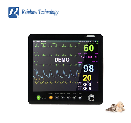 جهاز تخطيط القلب الطبي البيطري للبطارية / معدات مراقبة إمداد الطاقة بالتيار المتردد