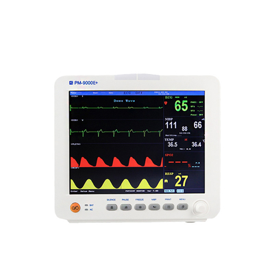 PM-9000E+ طبي متعدد المعلمات مراقبة المريض المحمولة الضمان 12 شهرا