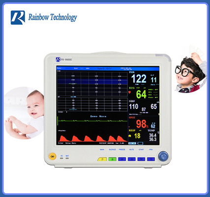 220 فولت مراقبة المريض متعدد العوامل 12.1 بوصة جهاز مراقبة الجنين الأمومية