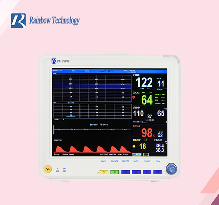 جهاز مراقبة الجنين خفيف الوزن CTG شاشة TFT LCD ملونة مضادة للرجفان
