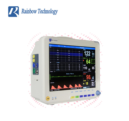 جهاز مراقبة تخطيط القلب الكهربائي للجنين 220 فولت 9 معلمة 12.1 بوصة مراقب متعدد المعلمات