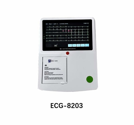 آلة ECG الطبية ذات الرؤوس الواحدة / المتعددة LCD / LED العرض الخفيف / المتوسط / الثقيل