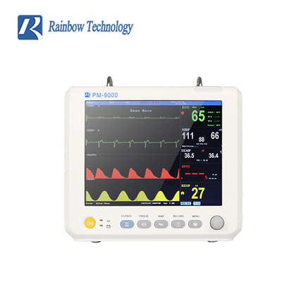 المعدات المستشفى ECG ICU متعدد المعلمات المريض الشاشة المحمولة