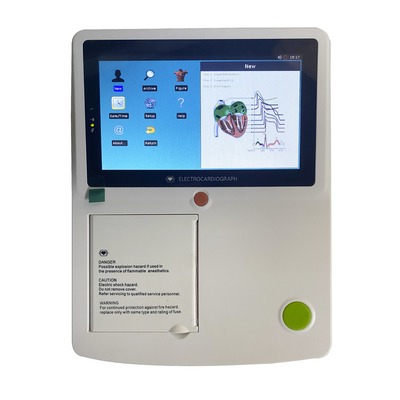 الستاريد 12 الرؤوس هولتر الكترودات ECG آلة 6 قناة الكهرباء والقلب