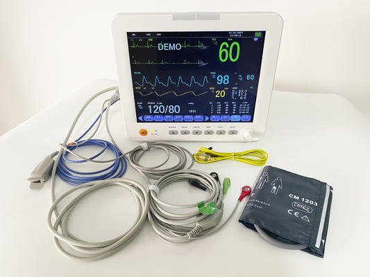 12.1 بوصة آلة ECG المحمولة مراقبة العلامات الحيوية للعيادة