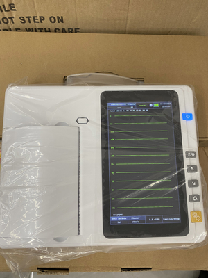 7 بوصة لون TFT-LCD شاشة لمسة الكارديوجرام الكهربائي آلة ECG الرقمية