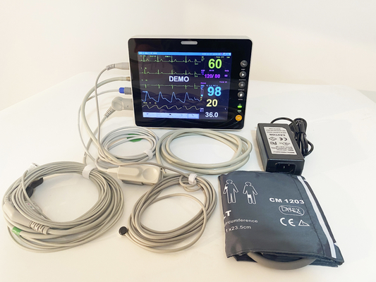 المعدات الطبية للمستشفيات وحدة ICU وحدة CCU علامة حيوية متعددة المعلمات جهاز رخيص لمراقبة المريض