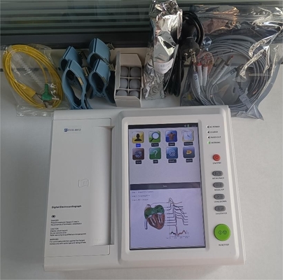 الصين بيع ساخن 12 قناة 12رصاصة آلة ECG للمستشفى