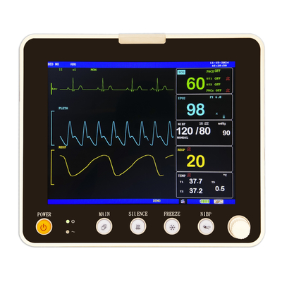 8 بوصة شاشة LCD متعددة المعلمات مراقبة المريض للمستشفى ICU