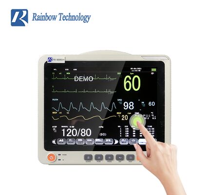 شاشة لمسة متعددة المعايير مراقبة المرضى علامات الحياة مراقبة للمستشفى مع ECG