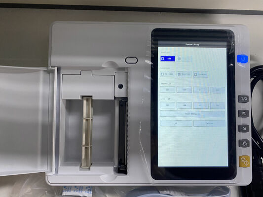 6-قناة 7 بوصة شاشة LCD اليدوية الأجهزة الطبية ECG/EKG مع مصدر الطاقة للمستشفيات