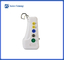 لون TFT LCD محمول مراقبة المريض 6 معلمة ECG HR PR NIBP SPO2 TEMP RESP